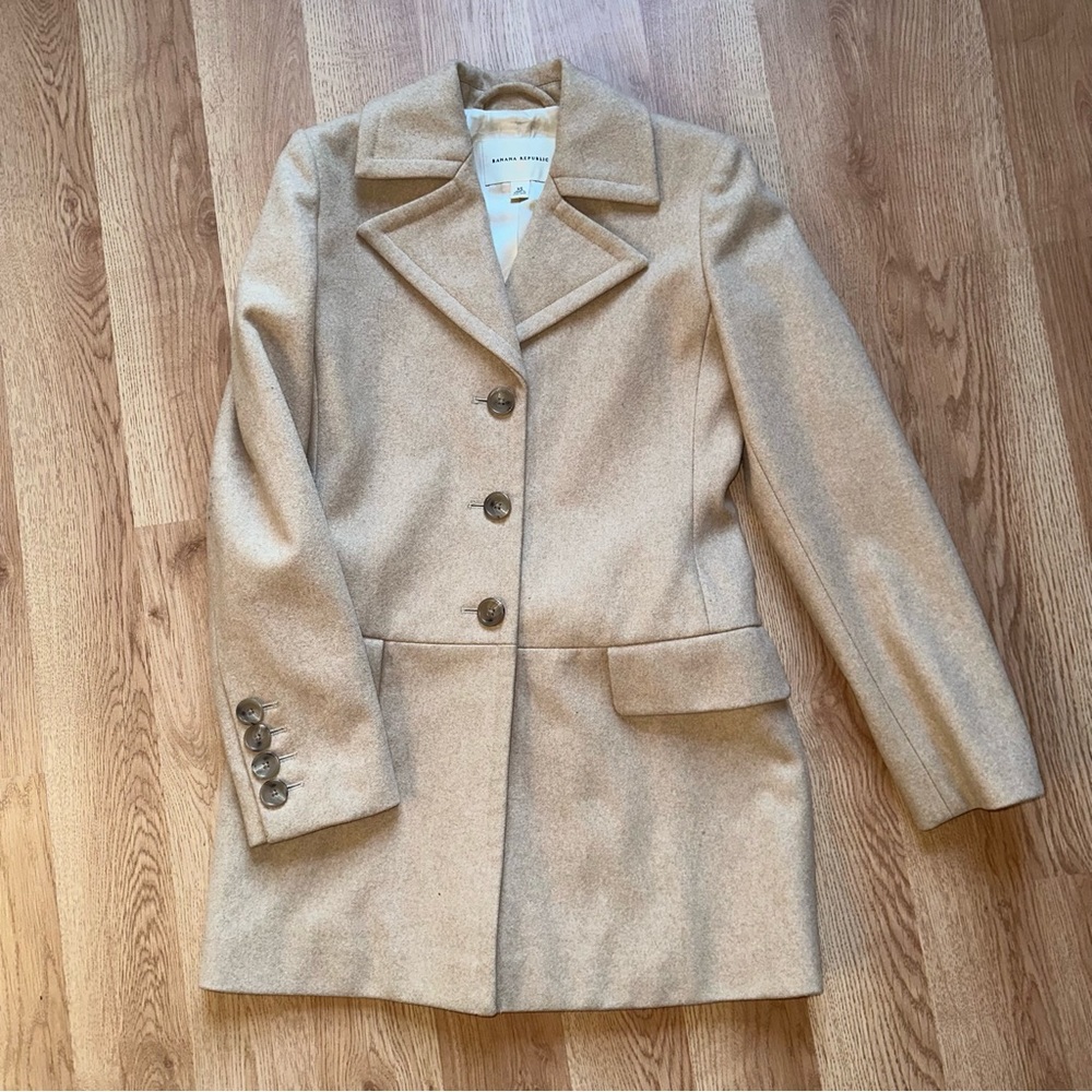 Banana Republic Wool Peacoat